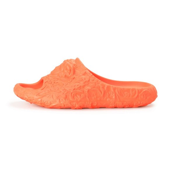 Versace Men\'s Orange Baroque Medusa Head Embossed Pool Slide Flip Flops Shoes main image 8
